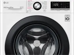 Пральна машина LG з фронтальним завантаженням F2V3GS6W, 8,5кг, 1200, A+++-30%, Пар, глибина 47см, Дисплей, Інвертор, Білий (F2V3GS6W) - мініатюра 9