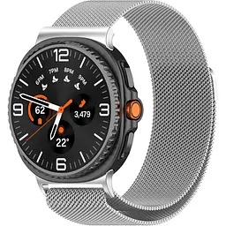 Ремінець ArmorStandart Milanese Magnetic для Samsung Galaxy Watch 8/8 Classic 20x113 mm Silver (ARM87361) [151813]