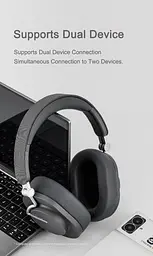 Навушники Moondrop Edge Hi-Fi з ANC, складні та легкі (сірі) - мініатюра 4