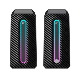Стерео колонки ігрові HAVIT HV-SK216 USB RGB Black HAVIT (28645-000) - мініатюра 2