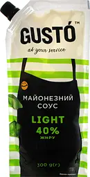 Соус Gusto Light майонезний 40%, 300 г (788125) - мініатюра 3