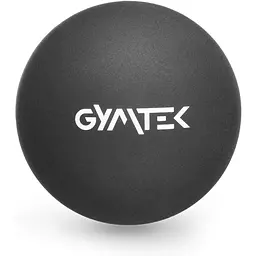 Масажний м'яч Gymtek 63 мм силіконовий чорний