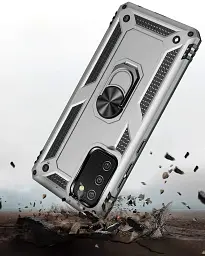 Панель BeCover Military для Samsung Galaxy A02s SM-A025/ A03s SM-A037 / M02s SM-M025 Silver (706015) - мініатюра 5