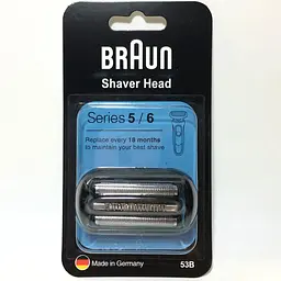 Ріжучий блок + сітка 53B для електробритви Braun Series 5, Series 6 Type 5762, (4210201263067)