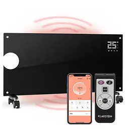 Конвекторний обігрівач Klarstein Bornholm Smart WiFi 2000 Вт чорний (10034391)  - мініатюра 3