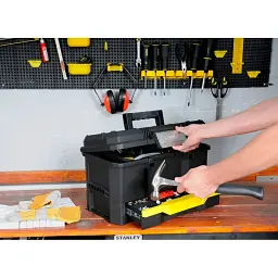 Ящик для інструменту Stanley 19" пластмасовий з висувною секцією 48.1х27.9х28.7 см (1-70-316) - мініатюра 6