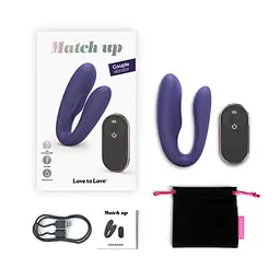 Вібратор для пар із пультом ДК Love To Love MATCH UP - MIDNIGHT INDIGO - мініатюра 7