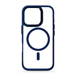 Чехол Apple iPhone 16 Pro, Unit MagSafe, синий, прозрачный, магсейф, ударопрочный, магнитный, панель-накладка с поддержкой MagSafe, с поддержкой беспроводной зарядки, TPU+PC, защита всего корпуса, ударопрочный, ArmorStandart (ARM78711)