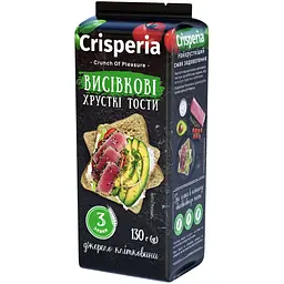 Тости Crisperia Висівкові хрусткі 130 г
