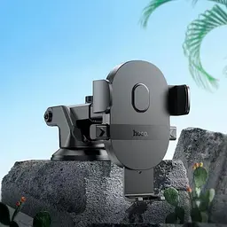 Тримач HOCO Mighty one-button car holder H19 (center console) - мініатюра 9