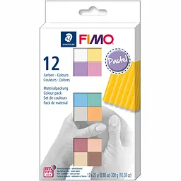Набір пластики “Pastel Colours“ 12х25г Fimo