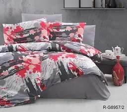 Комплект постільної білизни з компаньйоном TAG Tekstil G8957/2 Двоспальний - мініатюра 4