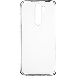 Чохол Silicone Case WS Xiaomi Redmi Note 8 Pro Прозорий
