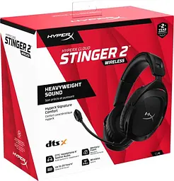 Ігрова гарнітура HyperX Cloud Stinger 2 Wireless Black (676A2AA) - мініатюра 6