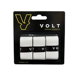 Обмотка ракетки VOLT Premium Overgrips біла  (3 шт)