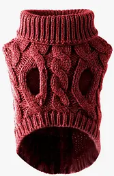 Светр для собак та котів EcoToys Red XL червоний A: 33 см B: 40 см C: 29 см X-7011 - мініатюра 3
