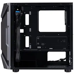 Корпус 1stPlayer D3-A-BK-1F7-14-1F7 Black без БЖ - мініатюра 10
