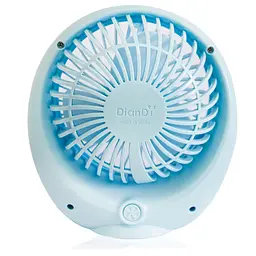Мінівентилятор на акумуляторі "DianDi Mini Fan SQ1978" Блакитний, маленький вентилятор настільний (ST) - мініатюра 5