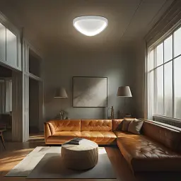 Світильник стельовий Miorro LED Aura з пультом 40х6 см білий (51-311-098) - мініатюра 4