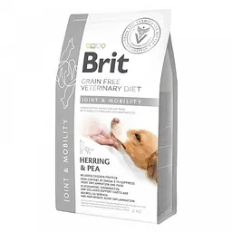 Дієтичний сухий корм Brit GF VetDiet Dog Mobility для собак, для здоров'я суглобів з оселедцем, лососем, горохом та гречкою 2 кг (арт.170953/528257)