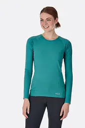 Чоловічий лонгслів Rab Force LS Tee Wmns 16 Бірюзовий