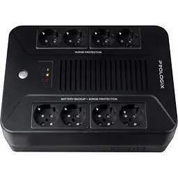 Пристрій безперебійного живлення Prologix 650VA 360W (PLP650VA8LED) - мініатюра 4