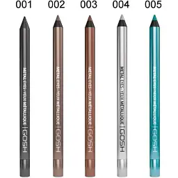 Олівець для очей Gosh Metal Eyes Liner відтінок 001 (Hematite) 1.2 г - мініатюра 3