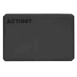 Блок для йоги Actiget EVA 23 x 15 x 7.5 см ACT0058 Black - мініатюра 2