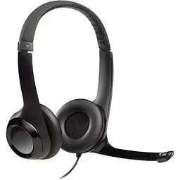 Гарнітура Logitech H390 USB чорна (981-000406, 981-000014) - мініатюра 2