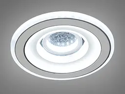 Світильник стельовий LED Diasha 12179, 32W, 1760lm, 3000K, метал, акрил, сучасний стиль для дому - мініатюра 2