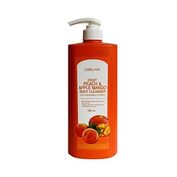 LEBELAGE Гель для душу Fruit Peach & Apple Mango 1000 мл