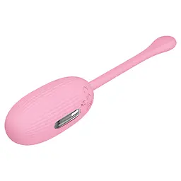 Віброяйце Pretty Love Doreen Electric Shock Egg Light Pink (App) - мініатюра 2