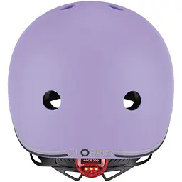 Шолом захисний дитячий Globber Go Up Lights 45-51 см з ліхтариком лавандовий (506-103) - мініатюра 5