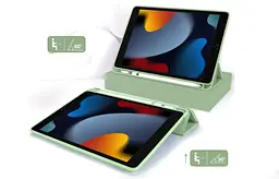 Чохол-книжка DK для Apple iPad 10.2" 7gen 2019 екокожа/силікон Smart Case cлот стилус (011189) (light green) - мініатюра 4