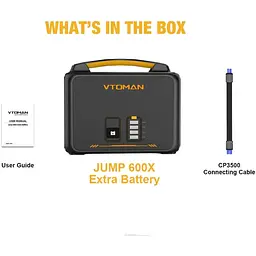 Батарея до зарядної станція Vtoman серії Jump 600X PB-23 640 Вт/г - мініатюра 4