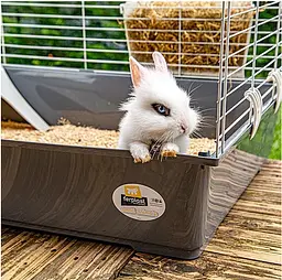 Клітка для кроликів та морських свинок Ferplast Rabbit 100 темно-сіра 95х57х46 см 57052370 - мініатюра 10