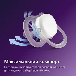 Пустушка Philips Avent Ultra Air 6-18 міс. 2 шт. (SCF087/13) - мініатюра 4