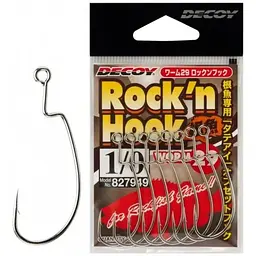 Гачок Decoy Worm29 Rockn Hook #01, 9 шт. (1013-1562.08.90)