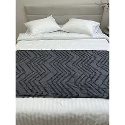 Покривало Ecotton полістан Jacuard Grey 150х220 см (25214) - мініатюра 4