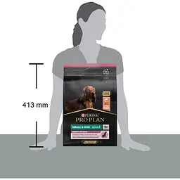 Сухий корм Purina Pro Plan Small & Mini Adult 1+ Sensitive Skin для дорослих собак дрібних порід з чутливою шкірою з лососем 3 кг (12272215) - мініатюра 5