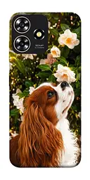 TPU чохол Demsky Flower spaniel для ZTE Blade A73 4G