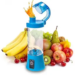 Фітнес блендер Q&Q Qllipin Juice Cup OL-602 акумуляторний портативний з поїлкою блакитний - мініатюра 2