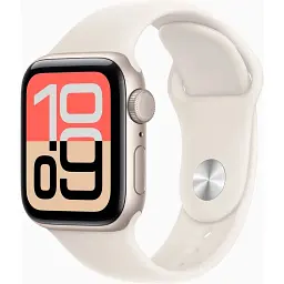 Смарт-годинник Apple Watch SE 3 GPS 40mm Starlight Aluminium Case with Starlight Sport Band - M/L (MEH54RK/A)