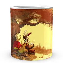 Кухоль GeekLand Аватар: легенда про Аанг The last airbender Аанг і Момо під деревом AV 02.427 330 мл білий - мініатюра 2