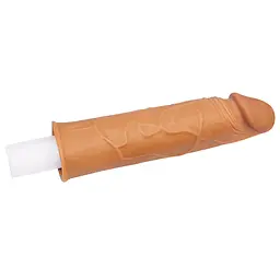 Насадка на пеніс Lovetoy Pleasure X-Tender Series 17 см коричневий - мініатюра 4