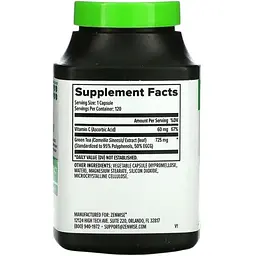 Екстракт зеленого чаю Zenwise Health Green Tea Extract 120 капсул - мініатюра 2