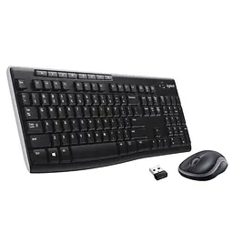 Комплект (Клавіатура та миша) Logitech MK270 Combo Wireless Graphite (920-004508) - мініатюра 1