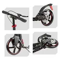 Самокат з дисковим гальмом Kidwell WXM RST-A02 Red - мініатюра 10