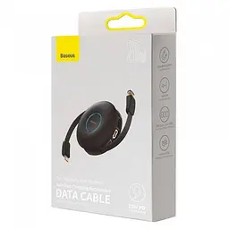 Кабель Baseus Zinc Magnetic 3in1 Cable Type-C to Type-C/Lightning/MicroUSB PD 20W 1m CAMLC-01 Black - мініатюра 3