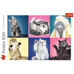 Пазли Trefl Котики 500 елементів - мініатюра 3